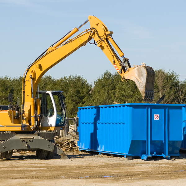 what happens if the residential dumpster is damaged or stolen during rental in Hindsboro